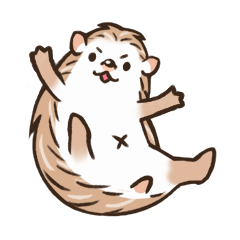 [LINEスタンプ] ハリネズミのかわいい日常 
