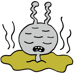 [LINEスタンプ] 灰色の生き物 