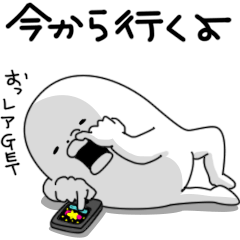[LINEスタンプ] やる気なし男【無難なトーク編】 