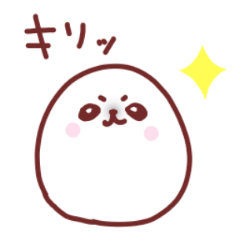 [LINEスタンプ] もきゅっとあざらし 