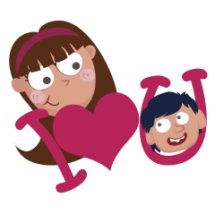 [LINEスタンプ] 40 ways to say - I love you (EN)