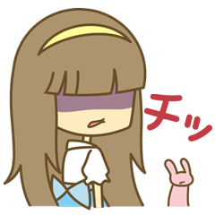 [LINEスタンプ] Let’s毒舌少女★彩 