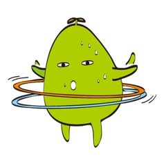 [LINEスタンプ] Pear Waltz 