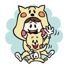 [LINEスタンプ] 着ぐるみちゃん 
