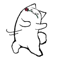 [LINEスタンプ] ゆるネコ、時々くじらとひよこ。2 