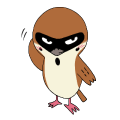 [LINEスタンプ] すずめ、よにはばかる 