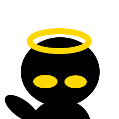 [LINEスタンプ] ミニ黒天使 