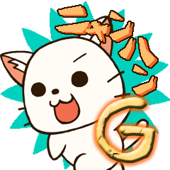 [LINEスタンプ] ニャンハン！G 