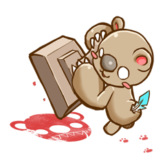[LINEスタンプ] のんびりフラベア 
