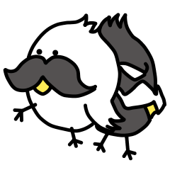 [LINEスタンプ] ひよこ男爵 