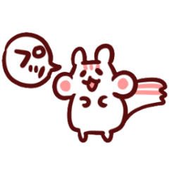 [LINEスタンプ] 愛らしいリス 