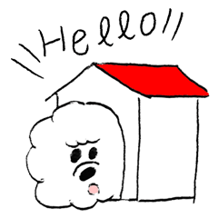 [LINEスタンプ] ビションフリーゼ ぺろのスタンプ 