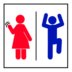 [LINEスタンプ] トイレの花子さんと雉男くん