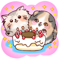 [LINEスタンプ] モフねこ癒し隊 