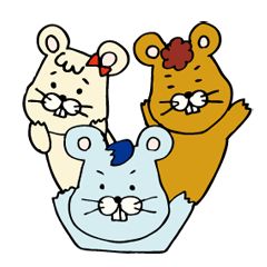 [LINEスタンプ] ねずみの集会 fetchpriority=high