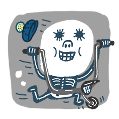 [LINEスタンプ] スカルキン 