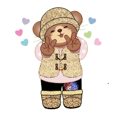 [LINEスタンプ] 癒しのくまさん 