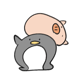 [LINEスタンプ] スライムぶたペンギン 