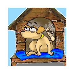 [LINEスタンプ] イエローラブすたんぷ 