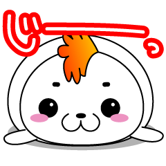 [LINEスタンプ] モヒカンアザラシ 