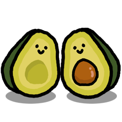 [LINEスタンプ] あぼかどさん 