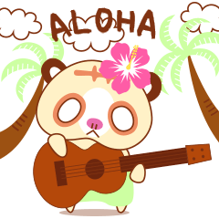 [LINEスタンプ] ウクレレ ロリス 