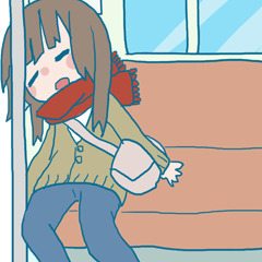 [LINEスタンプ] ゆるやか女子