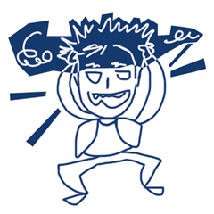 [LINEスタンプ] Mr. 崩壊 