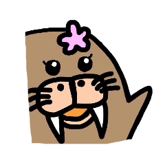 [LINEスタンプ] セイウチの乙女ちゃん