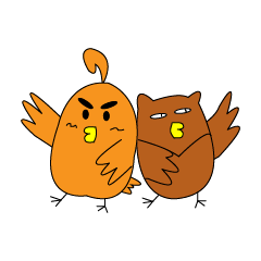 [LINEスタンプ] The strange bird 