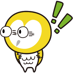 [LINEスタンプ] 幸福の黄色いフクロウ 