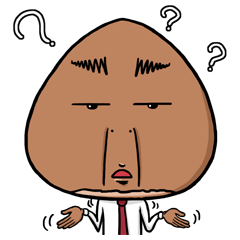 [LINEスタンプ] Chestnut the office worker 