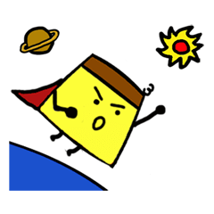 [LINEスタンプ] プリン三郎(世界一周) fetchpriority=high