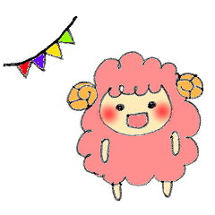 [LINEスタンプ] ひつじのめぇちゃん 