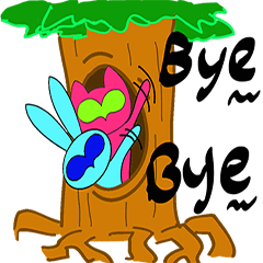 [LINEスタンプ] 胡桃ハート人形 2 {癒し系}