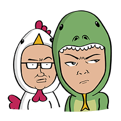 [LINEスタンプ] form-dog-old simple(ENG) 