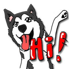[LINEスタンプ] Husky Chief's dairy by Alarein fetchpriority=high