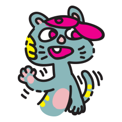 [LINEスタンプ] ねこのルー 