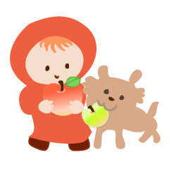 [LINEスタンプ] これ赤ずきんなのか。 