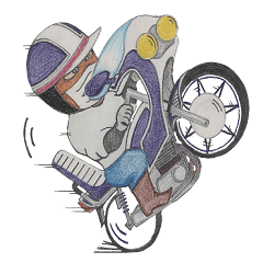 [LINEスタンプ] 旧単車乗り！ 