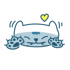 [LINEスタンプ] 隣の猫 