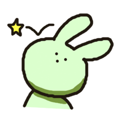 [LINEスタンプ] ∵うさぎ 