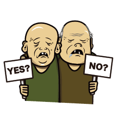 [LINEスタンプ] 変な爺さんたち 