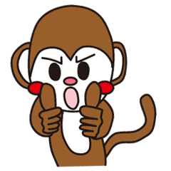 [LINEスタンプ] サルのまさーる 