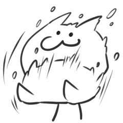 [LINEスタンプ] ヒトゴトネコ 