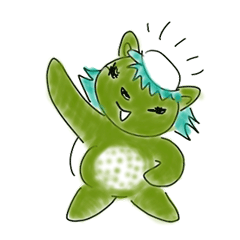 [LINEスタンプ] ねこかっぱ。 