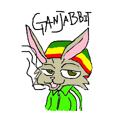 [LINEスタンプ] レゲエうさぎ 
