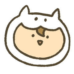 [LINEスタンプ] しろねこおとこ 