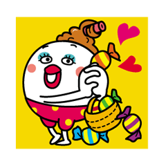 [LINEスタンプ] キュートなおとめさん 2 