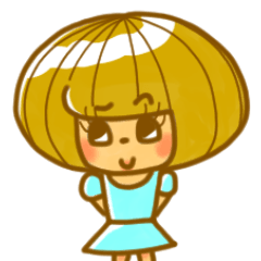 [LINEスタンプ] たまねぎブリコちゃん 